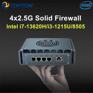 토프톤 메탈 방화벽 라우터 인텔 i7 13620H i3 1215U 8505 4x2.5G LAN i226-V DDR4 NVMe Proxmox pfSense OPNsense 미니 PC 서버
