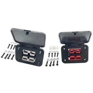 1 세트 50A 600V 전기 자동차 전원 분배용 Ander-Plug 커넥터 플러시 마운트용 트윈 듀얼 플러시 마운트 브래킷