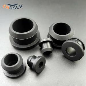 검정색 실리콘 고무 스냅온 그로밋 홀 플러그 엔드 캡 와이어 케이블 보호 부시 4.5mm-30mm