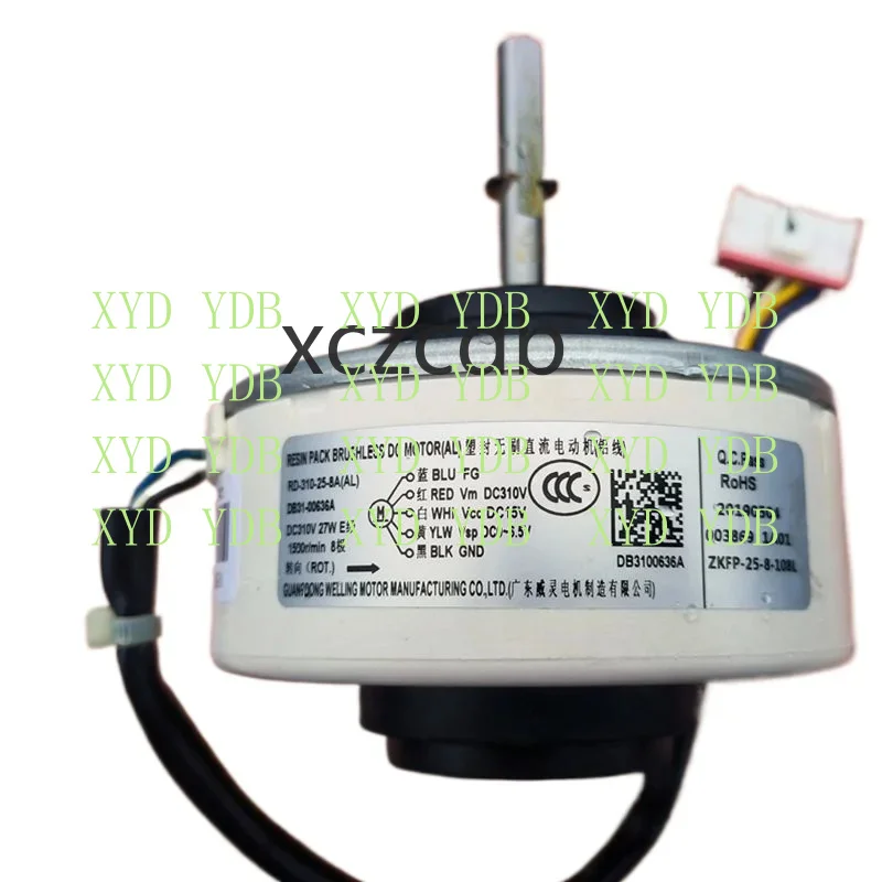 삼성 에어컨 DC 모터 팬 DB31-00636A RD-310-25-8A(AL) SIC-41CVJ-F127-2 DC310V 27W 부품용 DB