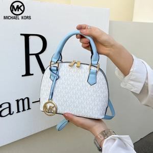 마이클 코어스 프리미엄 텍스처드 여성용 가방 패셔너블한 핸드헬드 숄더백 라이트 럭셔리 캐주얼 MK 캔디 컬러 크로스바디 백