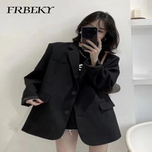 블레이저 여성 봄 여름 새로운 솔리드 컬러 정장 재킷 여성 한국어 패션 캐주얼 편안한 정장 여성 의류 겉옷