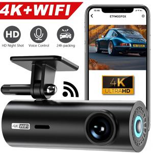 차량용 블랙박스 운전 영상 녹화기 4K WiFi 미니 전방 카메라 24시간 주차 모니터링 차량 녹화 카메라