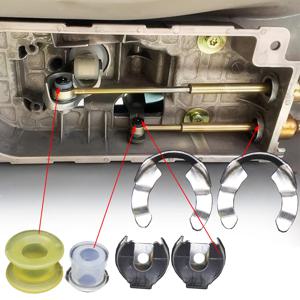 수동 변속기 기어 쉬프트 케이블 부싱 잠금 와셔 시프터 셀렉터 Audi VW SEAT Skoda 교체 용 링키지 엔드로드 키트