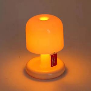 미니 데스크탑 선셋 나이트 램프, 창의적인 USB 충전식 버섯 모양 LED 무드등, 커피 바, 홈 데코, 침실용