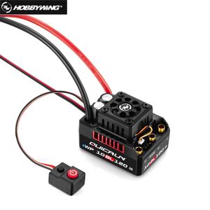 Hobbywing QUICRUN WP 10BL120 G2 120A 2-4S Lipo 속도 컨트롤러, 브러시리스 ESC 센서리스, 1/10 1/12 RC 자동차 장난감 예비 부품