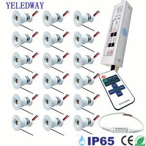 미니 Downlights Led 12V 원격 제어 1W 스포트라이트 Led 디밍이 가능한 계단 캐비닛 조명 220V 최근 자리 천장 조명