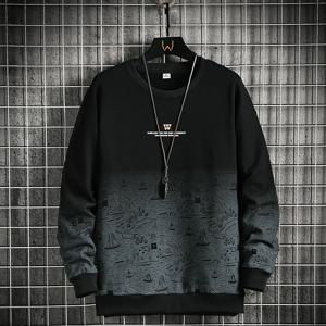 가을 봄 2023 남성용 후드 티 스웨터 힙합 펑크 풀오버 streetwear 캐주얼 패션 의류 오버 사이즈 5xl