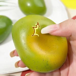 1pcs Squishy 장난감 색상 변경 망고 모찌 핀칭 장난감 느린 리바운드 스트레스 릴리스 장난감 감압 장난감 크리 에이 티브 장난감 선물