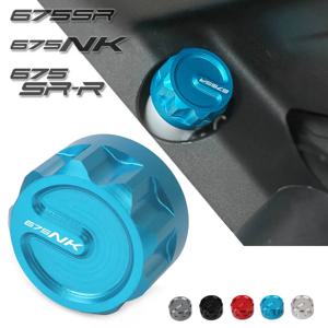 675NK 675SR-R 675SR 675SRR 675 SR NK SRR 오토바이 CNC 라디에이터 부동액 캡 워터 탱크 캡 장식 커버