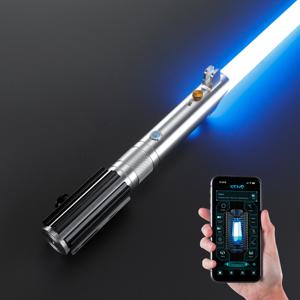 LGT Saberstudio Anakin Lightsaber 민감한 부드러운 스윙 포스 헤비 결투 34개의 사운드 글꼴로 무한 색상 변경
