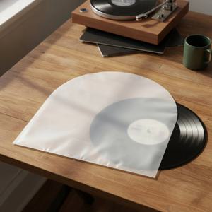 50개 비닐 내부 슬리브 10인치 LP 내부 슬리브 슬리브 수집가, 보관소, 선반용 정전기 방지 보호 장치