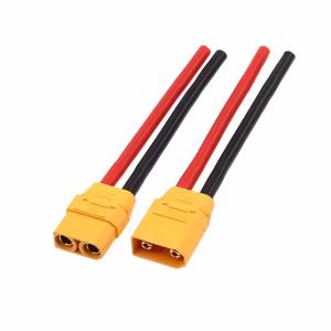 Rc Lipo 배터리 Rc 드론 자동차 보트 FPV에 대 한 100mm 12AWG 실리콘 와이어 ESC 충전기와 2Pcs XT90 여성 남성 커넥터 케이블