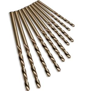 10개/세트 HSS M35 코발트 드릴 비트 1-3mm 금속/스테인리스강용 - 강화된 고속강 코발트 코팅 드릴 비트