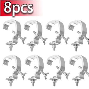 8pcs 조정 가능한 알루미늄 무대 조명 후크 내구성 휴대용 이상적인 파 조명 후크 빔 라이트 후크 단일 걸쇠 라이트 후크