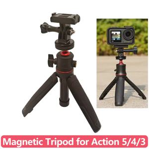 DJI 오즈모 액션 5 PRO/4/3용 마그네틱 데스크탑 삼각대 퀵 릴리즈 어댑터, 액션 카메라 브이로그용 스냅온 베이스 미니 스탠드