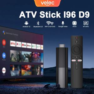Velec 스마트 TV 스틱 안드로이드 12 Allwinner H618 6k BT 음성 원격 제어 NETFLIX Youtube Google 용 휴대용 미디어 플레이어