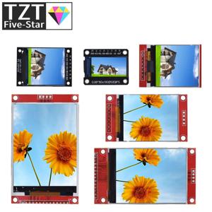 TFT 디스플레이 0.96/1.3/1.44/1.8/2.4/2.8/3.5 인치 TFT 풀 컬러 스크린 LCD 모듈 ST7735 ILI9341 드라이버 인터페이스 SPI 아두이노용