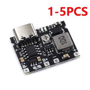 1-5PCS Type-C USB 3.7V 4.2V 1A 5W 리튬 이온 18650 배터리 충전기 보드 DC-DC 스텝 업 부스트 모듈 TP4056 DIY 키트 부품
