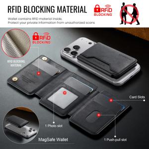 MagSafe 지갑 RFID 차단 마그네틱 카드 홀더