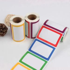 250Pcs 방수 빈 자체 접착 모듬 라벨 스티커 이동식 라벨 스티커 태그 파일 사무실 학교 가정 용품