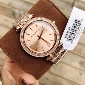 Michael Kors MK-3192 여성용 방수 쿼츠 시계 다이아몬드 상감 디자인 스테인레스 스틸 손목시계 여성용 절묘한 선물