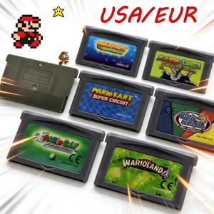 GBA 게임 카트리지 32비트 비디오 게임 콘솔 카드 시리즈 슈퍼 어드밴스 슈퍼 브라더스 카트 GBA/SP/DS용