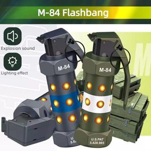R5 전술 M84 수류탄 더미 LED 스트로브 라이트 야외 캠핑 생존 램프 군사 코스프레 소품 장비