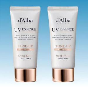 1+1달바 uv 에센스 워터풀 핑크 톤업 선크림 SPF50+PA++++ 50ml