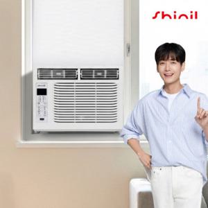 신일 창문형 에어컨 창틀 원룸 자취방 작은방 미니 냉방기 실외기 없는  가로형 셀프 간편설치 SMA-S5100BF