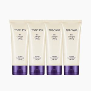 (참존본사) 탑클래스 6세대 더콜라겐 하이드로 워터드롭 크림 100ml 4개_여성 수분팡팡 대용량 튜브타입