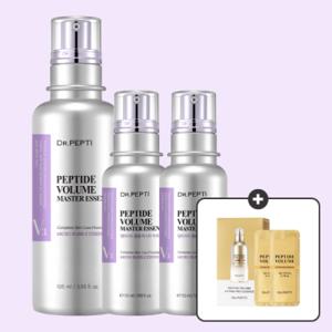 닥터펩티 펩타이드 볼륨 마스터 에센스 105ml + 마스터 에센스 50ml + 샤쉐 20매 미백 주름개선 안티에이징