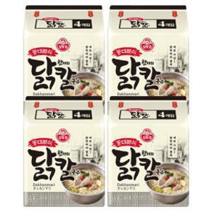 오뚜기 동대문식 닭한마리 칼국수 멀티팩(4개입) X 4팩 (총16개입)