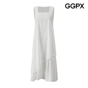 (GGPX)스퀘어넥 민소매 더블 레이어드형 원피스 (GQ5OP037F)