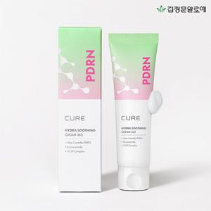 [김정문알로에] 큐어 알로에시카PDRN 하이드라 수딩크림 365 80ml 1개 (정가 30,000원)