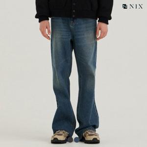 [NIX JEANS] 남) BK톤/D톤 워싱 부츠컷 데님팬츠