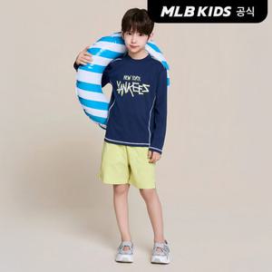 [MLB키즈 공식]26SS 스트릿 티셔츠 래쉬가드 보드쇼츠 세트 NY (Navy) 7ASWB0163-50NYS
