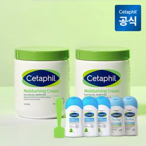 세타필 모이스춰라이징 크림 550g 2개+바디워시 50ml 3개+스파츌라