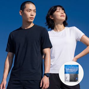 (택가49,900원)[베이직하우스](3PACK) 쿨브리저블 에어메쉬 반팔티셔츠 3팩