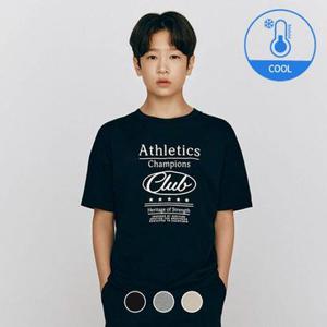 [지오다노 주니어]03095523 에어쿨 프린트 반팔 티셔츠