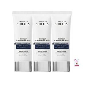 [도미나스] 태극제약 트라넥삼산 알파 비사보롤 선크림  알엑스 40ml 3개 _NEW 2026년 + 폼클렌징