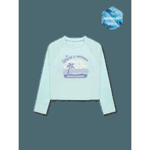 [백화점][디스커버리키즈] (DKSW63053-ABS)59000원 여아 프레시벤트 크롭 그래픽 래쉬가드 1DKSW6305