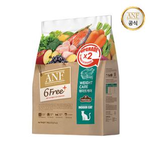 [우리와] ANF 식스프리플러스 인도어 캣 웨이트케어 1.6kg