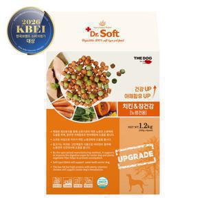 더독 닥터소프트 치킨 장건강 (노령견용)1.2kg