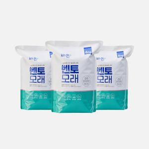 [3개세트] 바른벤토모래 6kg 고양이 벤토나이트 모래