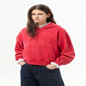 박시 핏 바시티 후디