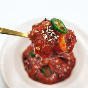 진짜 연평도 순살 양념 꽃게장 350g 양념 순살 게장 순살 양념게장 살 꽃게