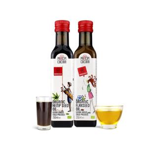 유기농 엑스트라버진 대마종자유 250ml+유기농 엑스트라버진 아마씨유 250ml