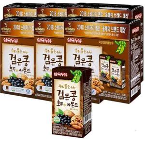 [셀러허브 식품]삼육두유 검은콩 호두와 아몬드 190ml 96개