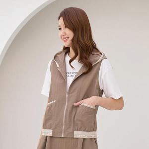 [~2XL] 여성 인견 썸머 후드조끼(베스트) 4종 택1